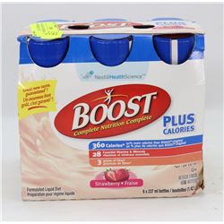 6 PACK BOOST STRAWBERRY MEAL SUPPLEMENTS (JUL2018)