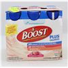 Image 1 : 6 PACK BOOST STRAWBERRY MEAL SUPPLEMENTS (JUL2018)