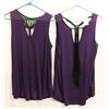 Image 1 : 2 FRINGE TANKTOPS NEW WITH TAGS - PURPLE