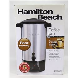 HAMILTON BEACH 45 CUP STAINLESS COFFEE URN