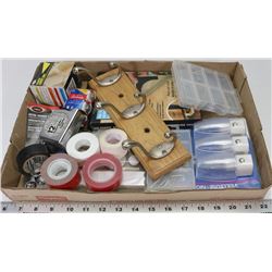 HOME HARDWARES FLAT INCLUDES: HOOKS, NAILS,