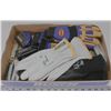 Image 1 : FLAT OF 4 NEW PAIRS OF WORK GLOVES, SAFETY GLASSES