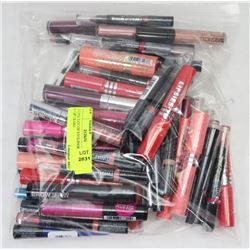 LARGE LOT OF EYELINER, LIP LINER & LIP GLOSS