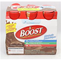 LOT OF 6 BOOST DIABETIC CHOCOLATE MEAL SUPPLEMENTS