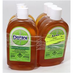 LOT OF 6 DETTOL ANTISEPTIC 500ML