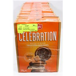 11 BOXES OF LECLERC CELEBRATION BUTTER COOKIES