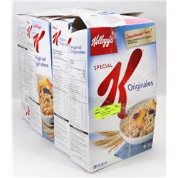 LOT OF 5 BOXES OF KELLOGG'S SPECIAL K 435G EACH