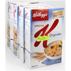 LOT OF 5 BOXES OF KELLOGG'S SPECIAL K 435G EACH