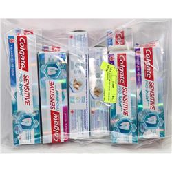 LARGE LOT OF COLGATE ASSORTED TOOTHPASTE