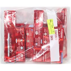 LARGE LOT OF COLGATE ASSORTED TOOTHPASTE