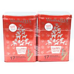 2 BOXES OF WHIMZEES 17PC TOOTHBRUSH SHAPED DOG