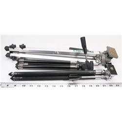 LOT OF 3 CAMERA TRIPODS