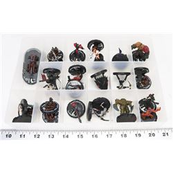 LOT OF 27 WIZKIDS FIGURES IN CASE