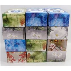 LOT OF 12 ROYALE ASST KLEENEX BOXES