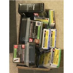 BOX OF ASSORTED NAILS & STAPLES