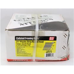 CASE OF COLLATED FRAMING NAILS 21DEGREE