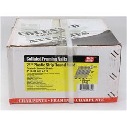 CASE OF COLLATED FRAMING NAILS 21DEGREE