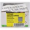 Image 1 : CASE OF 16 GAUGE ADHESIVE COLLATED 7/8" GALVANIZED