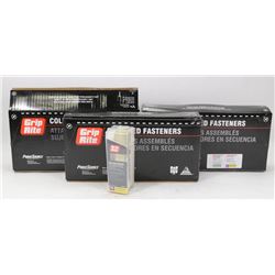 3 CASES OF GRIP RITE COLLATED STAPLES SX STYLE