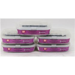 5 TUBS OF GRIP RITE DRYWALL SCREWS 1-12" X 10