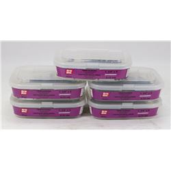 5 TUBS OF GRIP RITE TRIM SCREWS 1-5/8" X 6