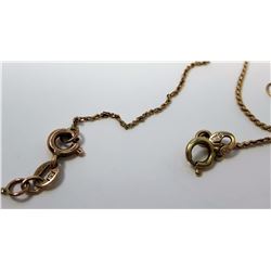 19 - LOT OF 2  - 10K GOLD BRACELETS