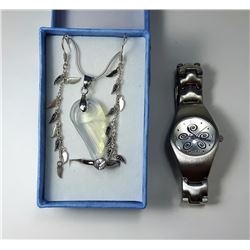 11 - OPALITE ANGEL WING PENDANT