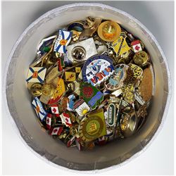 2 - LOT OF 100+ LAPEL PINS