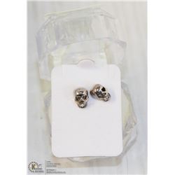 .925 CHAMILIA SKULL EARRINGS WITH SWAROVSKI