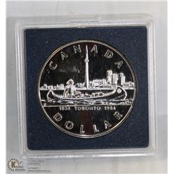 1984 UNC CANADIAN SILVER DOLLAR
