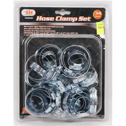 NEW 34PC HOSE CLAMP SET