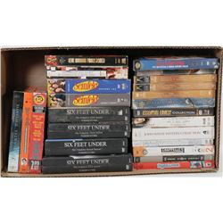 BOX OF DVD MOVIES/TV SERIES COLLECTION