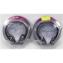 2 HANDS FREE TELEPHONE HAND SET.
