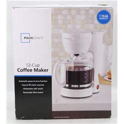 MAINSTAYS 12 CUP COFFEE MAKER