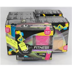 LOT OF 7 U BY KOTEX FITNESS 15 FITPACKS