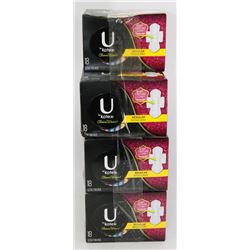 7 BOXES OF U BY KOTEX REGULAR ULTRA THIN PADS WITH