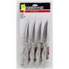 Image 1 : 4PC FARBERWARE CLASSIC STAINLESS STEEL KNIFE SET