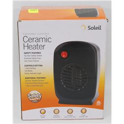 SOLEIL PERSONAL ELECTRIC CERAMIC HEATER