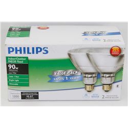 CASE OF PHILLIPS INDOOR/ OUTDOOR MEDIUM BASE