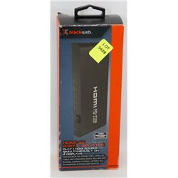 BLACKWEB HDMI 4K, 4 WAY SPLITTER