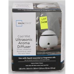 MAINSTAYS COOL MIST ULTRASONIC AROMA DIFFUSER