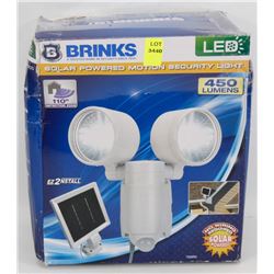 SOLAR POWERED MOTION SECURITY LIGHT