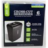 Image 1 : CROSS CUT 6 SHEET PAPER SHREDDER