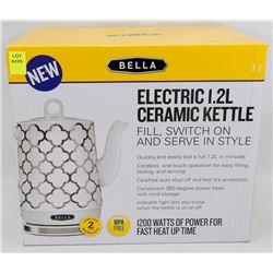 BELLA ELECTRIC 1.2L CERAMIC KETTLE
