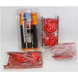 2 SETS OF EMERGENCY ROAD LIGHTS.