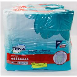 4 TENA SUPER UNISEX BRIEFS SIZE LARGE.