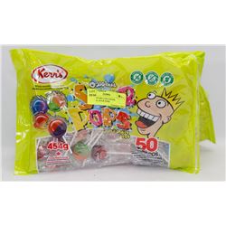 3 BAGS OF BIG LOLLYPOPS ORIGINAL SOUR POPS