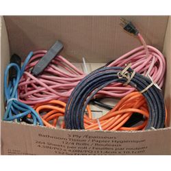 BOX W/TWO OVER 50 FT. LONG EXTENSION