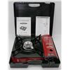 Image 1 : PORTABLE GAS RANGE WITH INSTRUCTIONS AND CASE