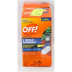 LOT OF 3 OFF POWERPAD 3 REFILL CHARGES
